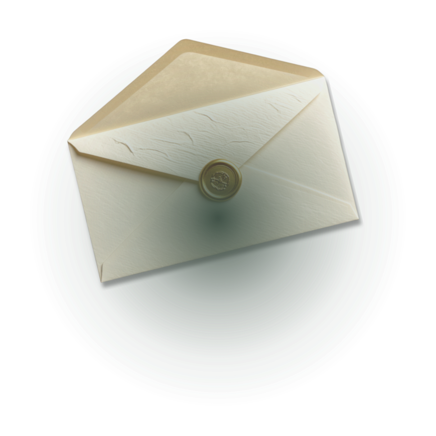Open Wax Sealed Envelope